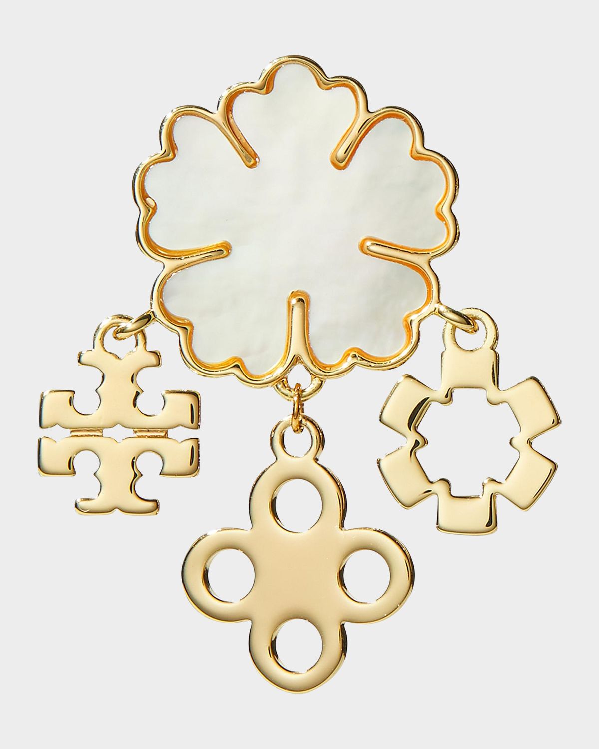 Tory Burch Clover Cluster Earrings