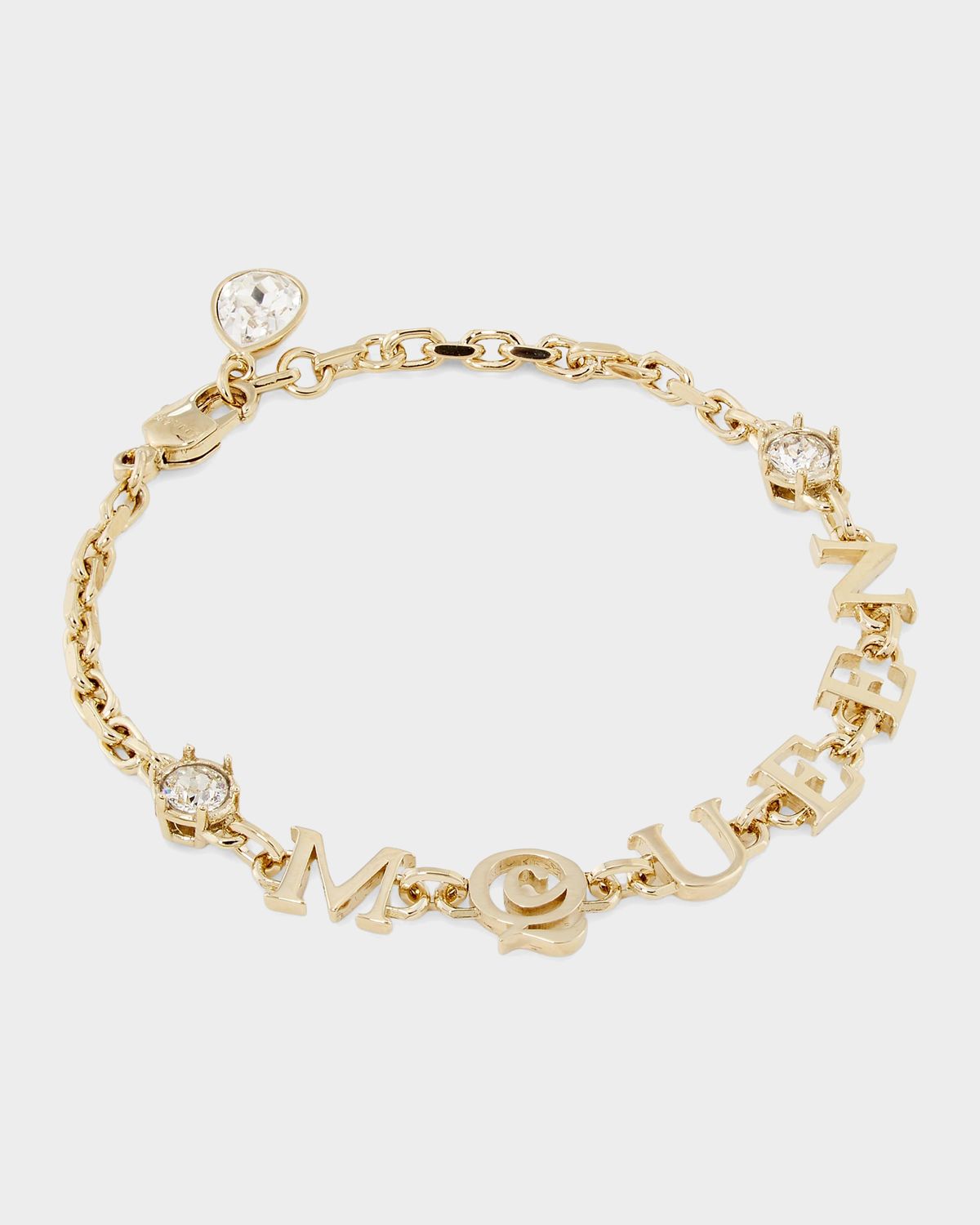McQueen Logo Chain Bracelet