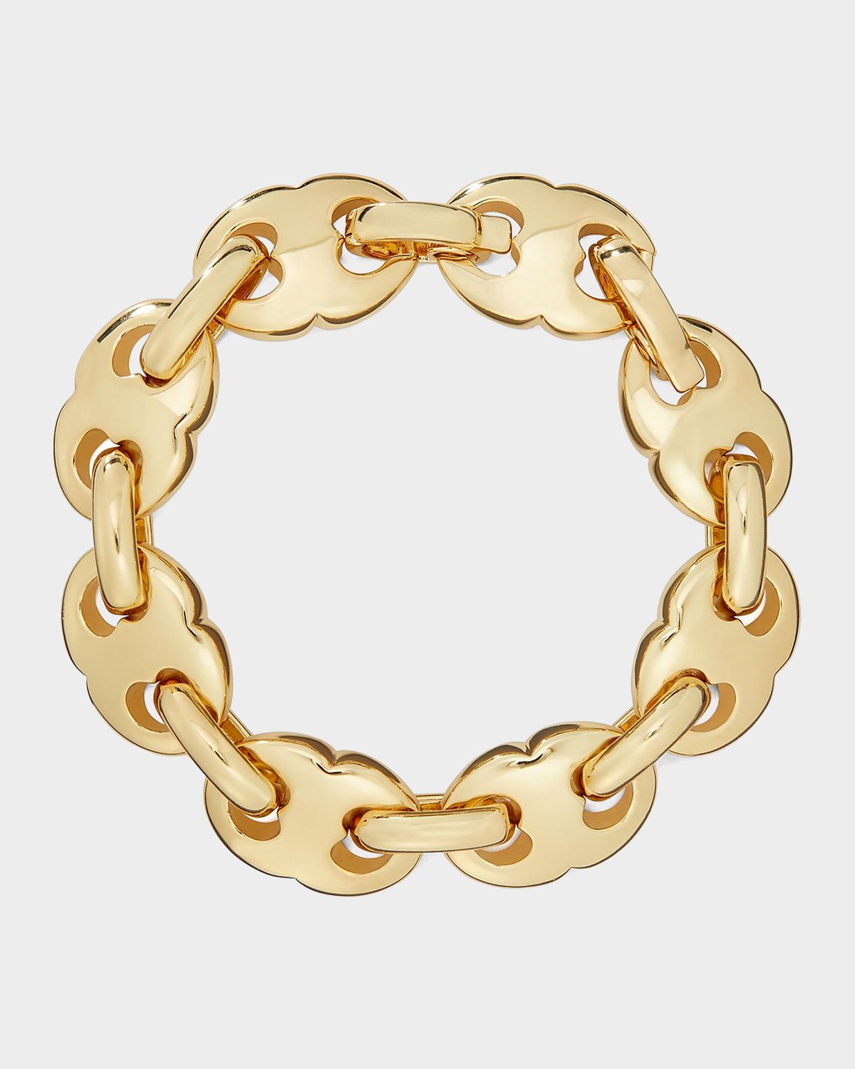 Tory Burch Gemini 18K-Gold-Plated Thick Chain Bracelet
