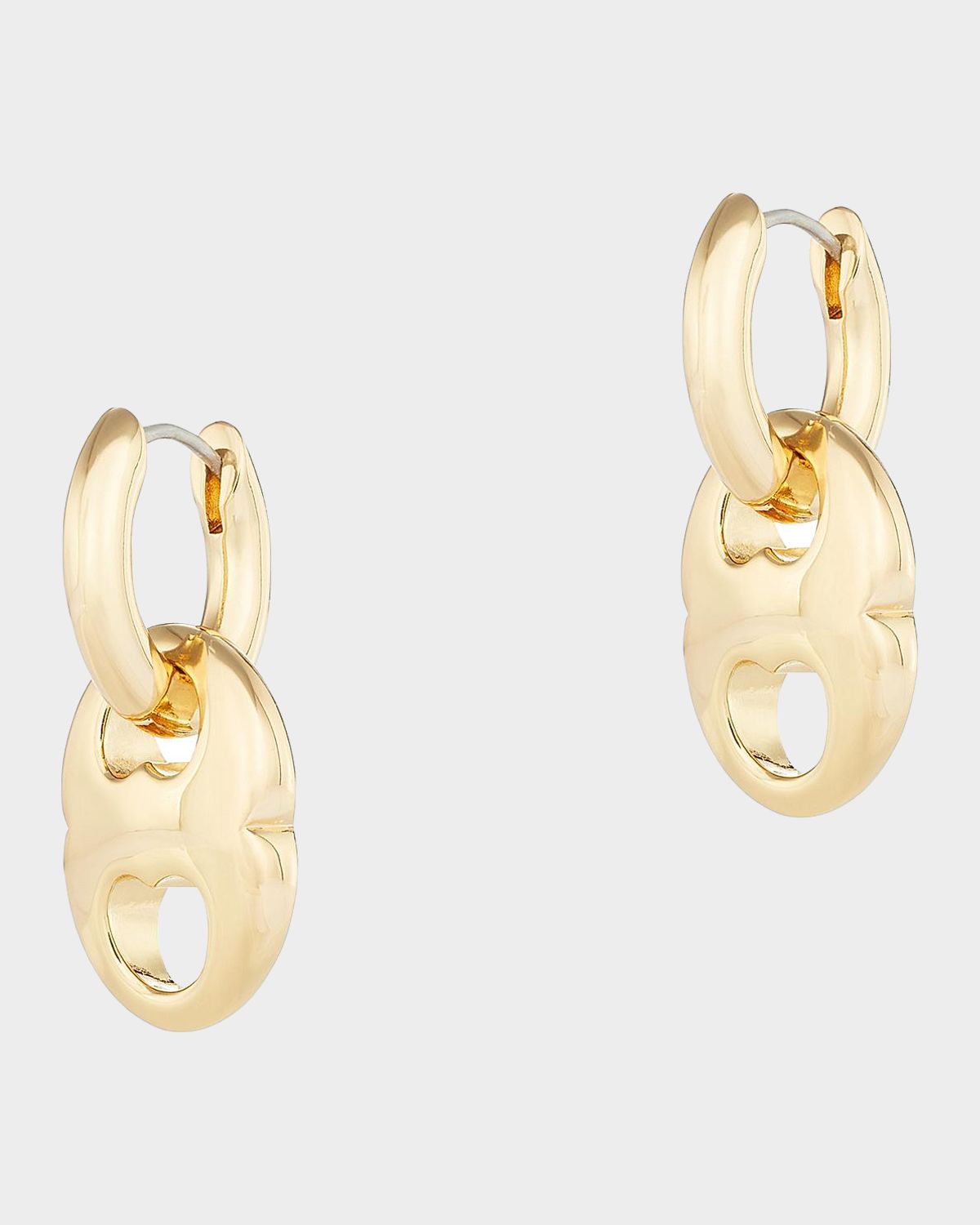 Tory Burch Gemini 18K-Gold-Plated Drop Earrings