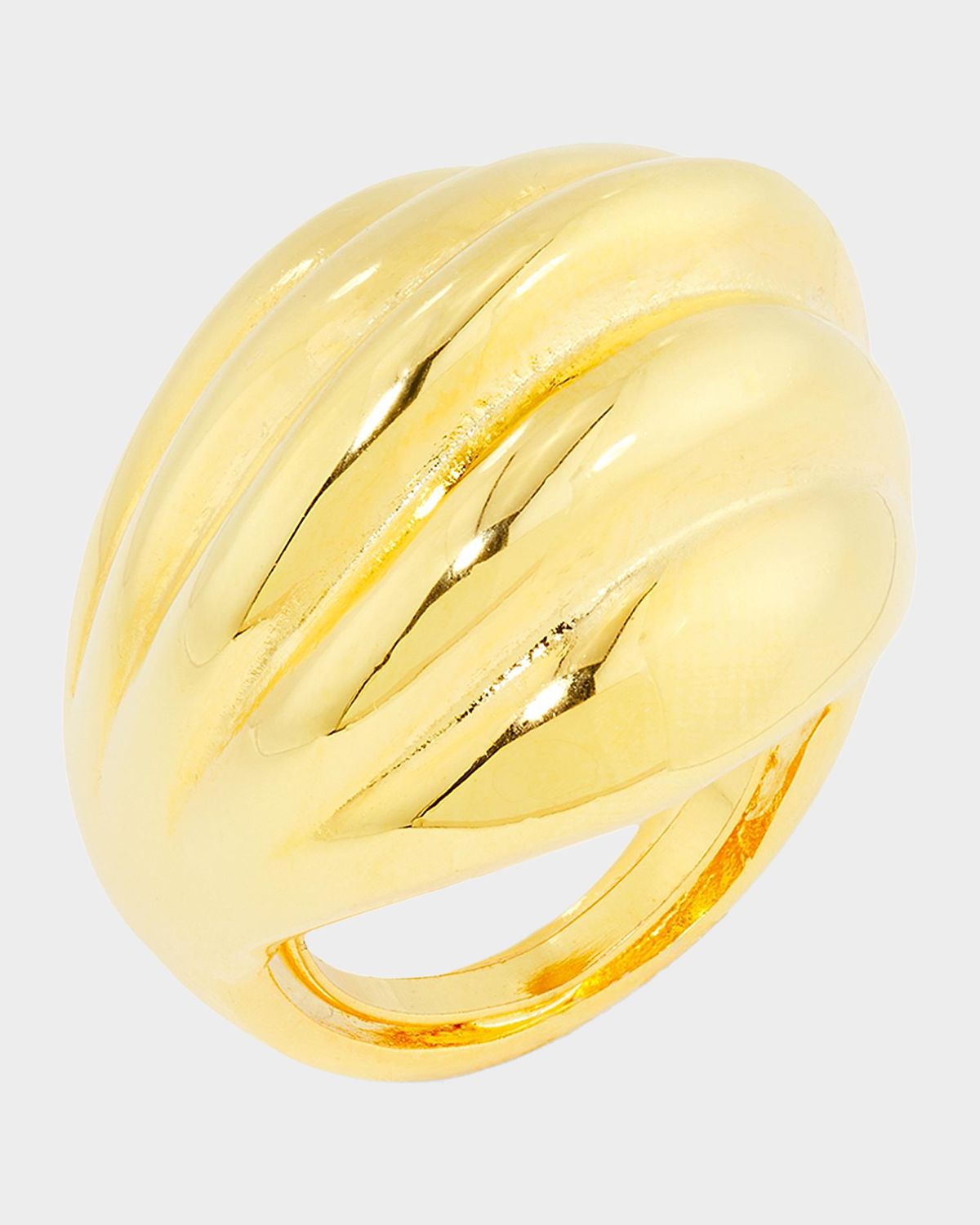 Golconda by Kenneth Jay Lane Polished Gold-Plated Ring