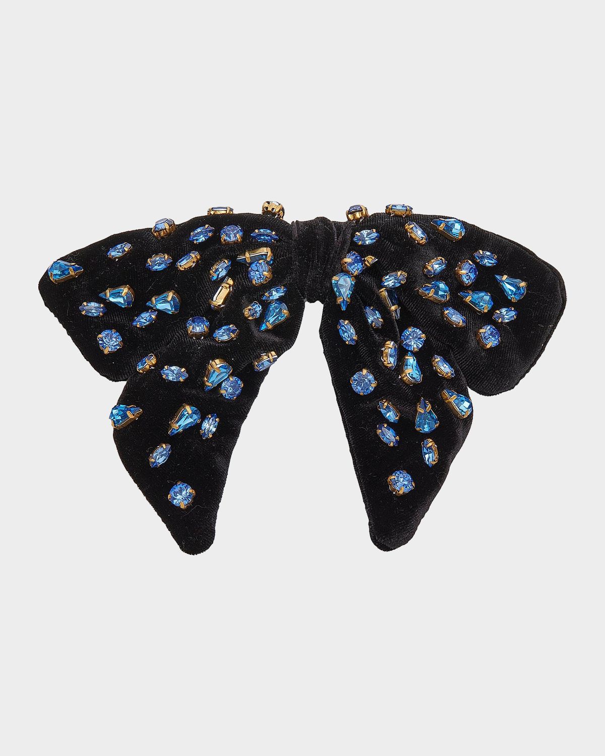 Lele Sadoughi Candy Oversized Velvet & Crystal Bow Barrette | Thumbnail 4 Lele Sadoughi Candy Oversized Velvet & Crystal Bow Barrette | Thumbnail 4