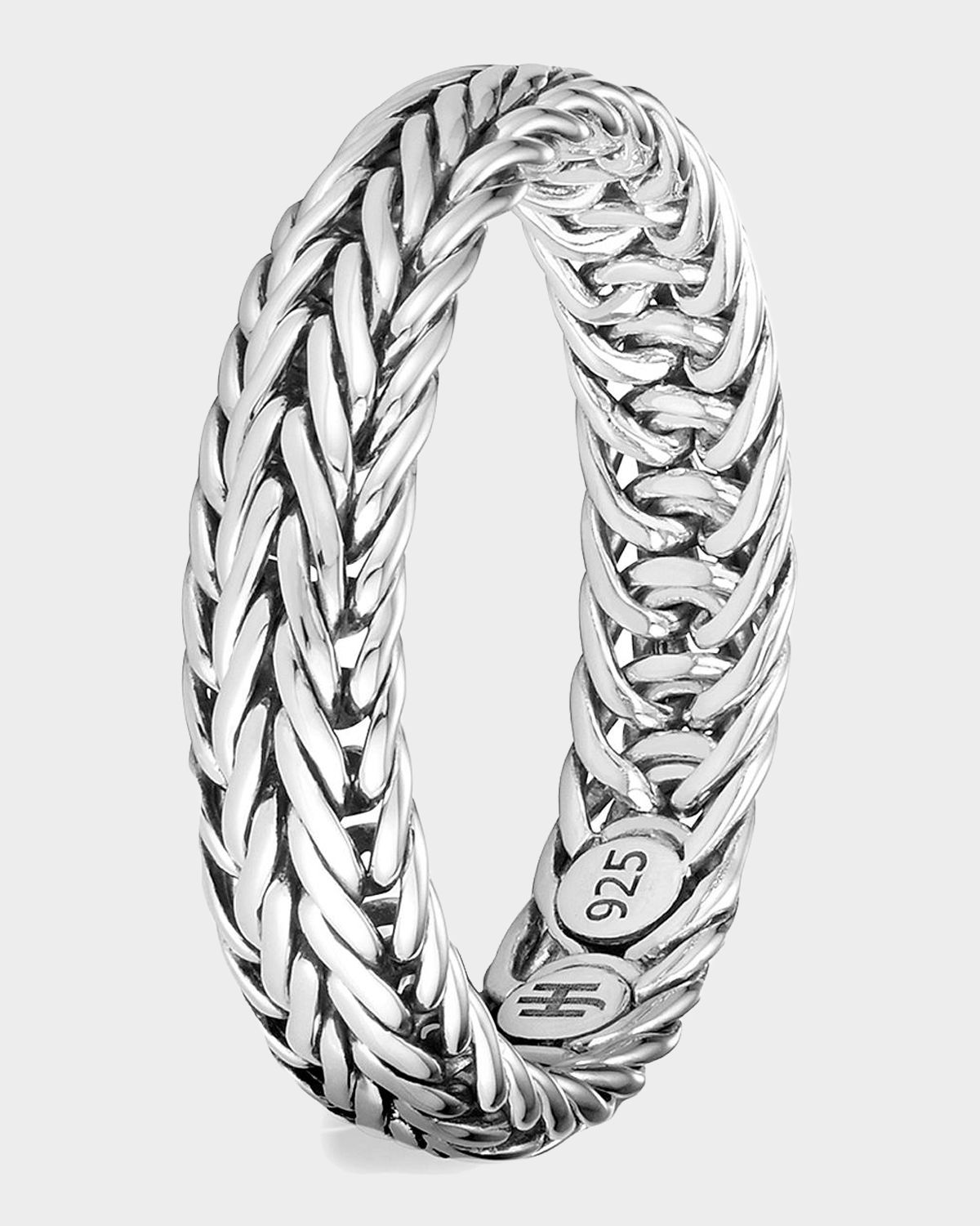 John Hardy Men 's Icon Chevron Band Ring in Sterling Silver, 6mm