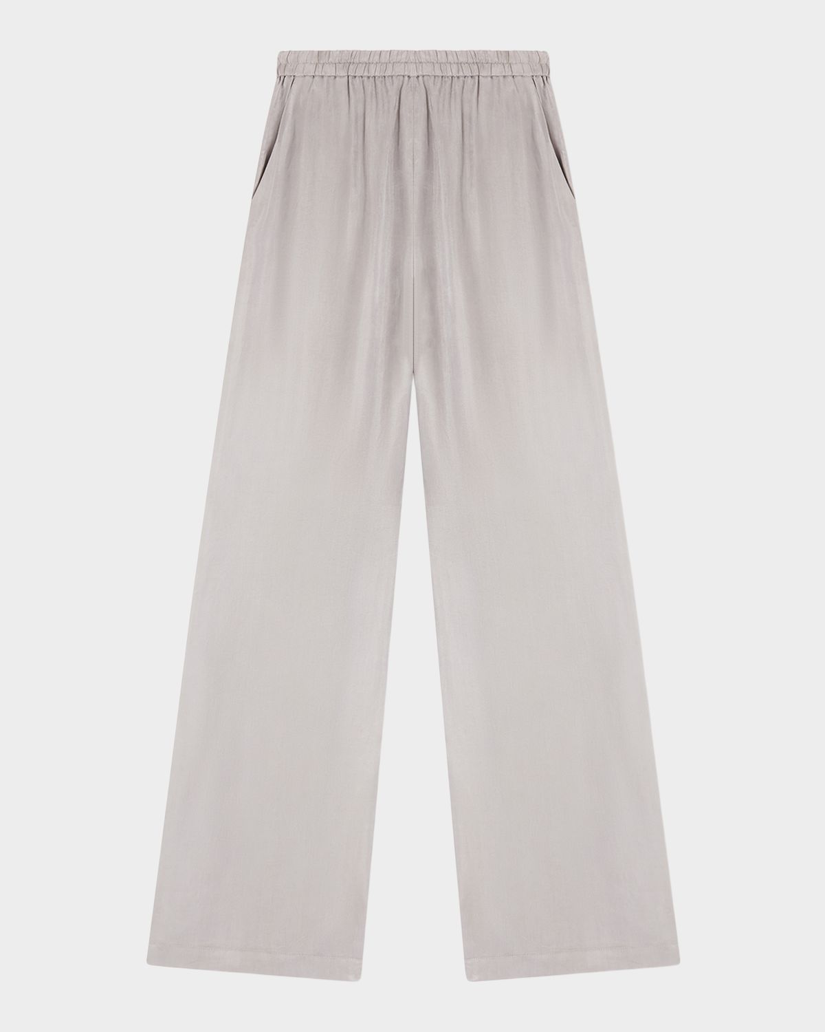 Emporio Armani Shiny Wide-Leg Trousers