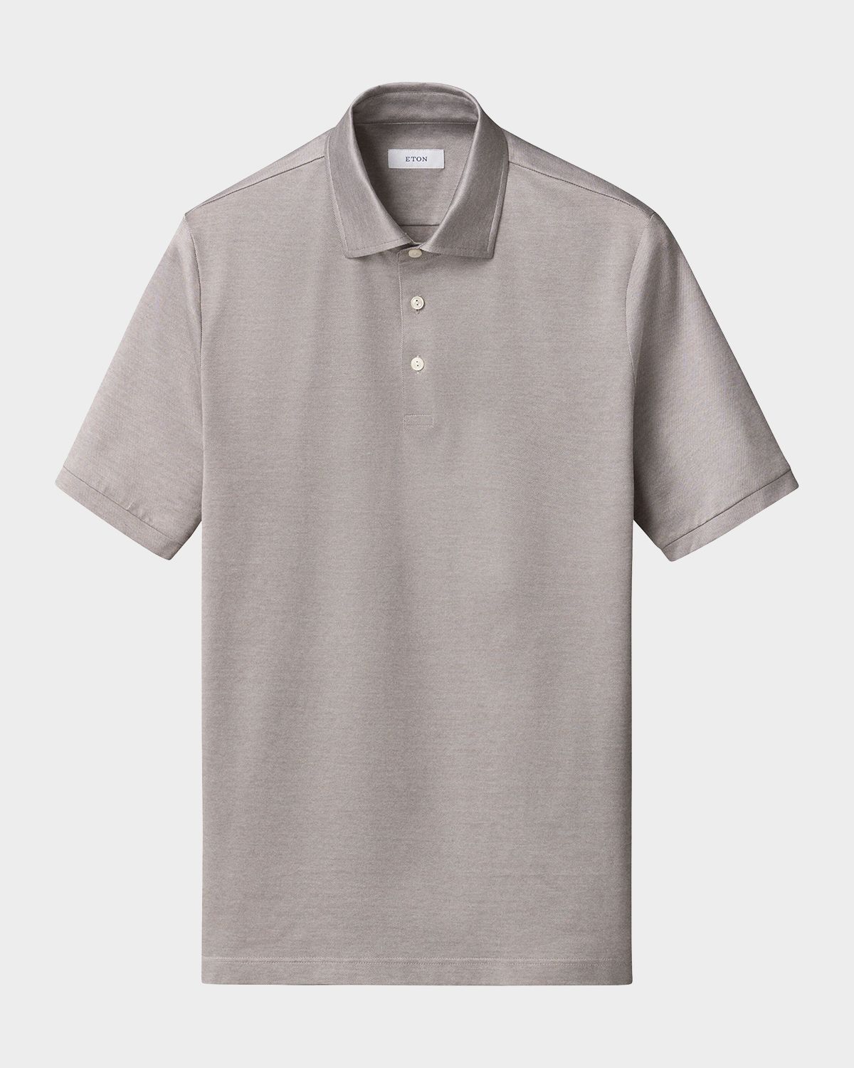 Eton Men 's Filo di Scozia Cotton Jaquard Polo Shirt
