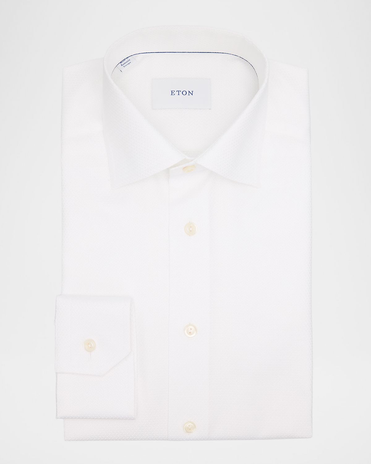 Eton Men 's Slim Fit Textured Dobby Dress Shirt