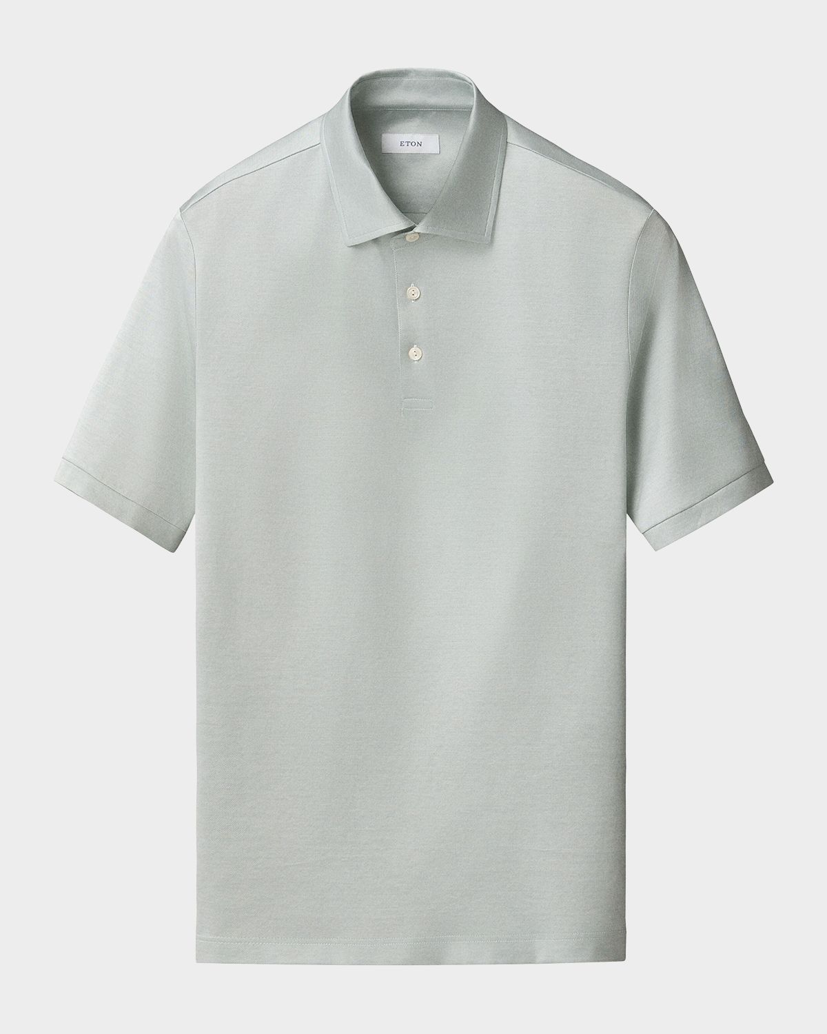 Eton Men 's Filo di Scozia Cotton Jaquard Polo Shirt