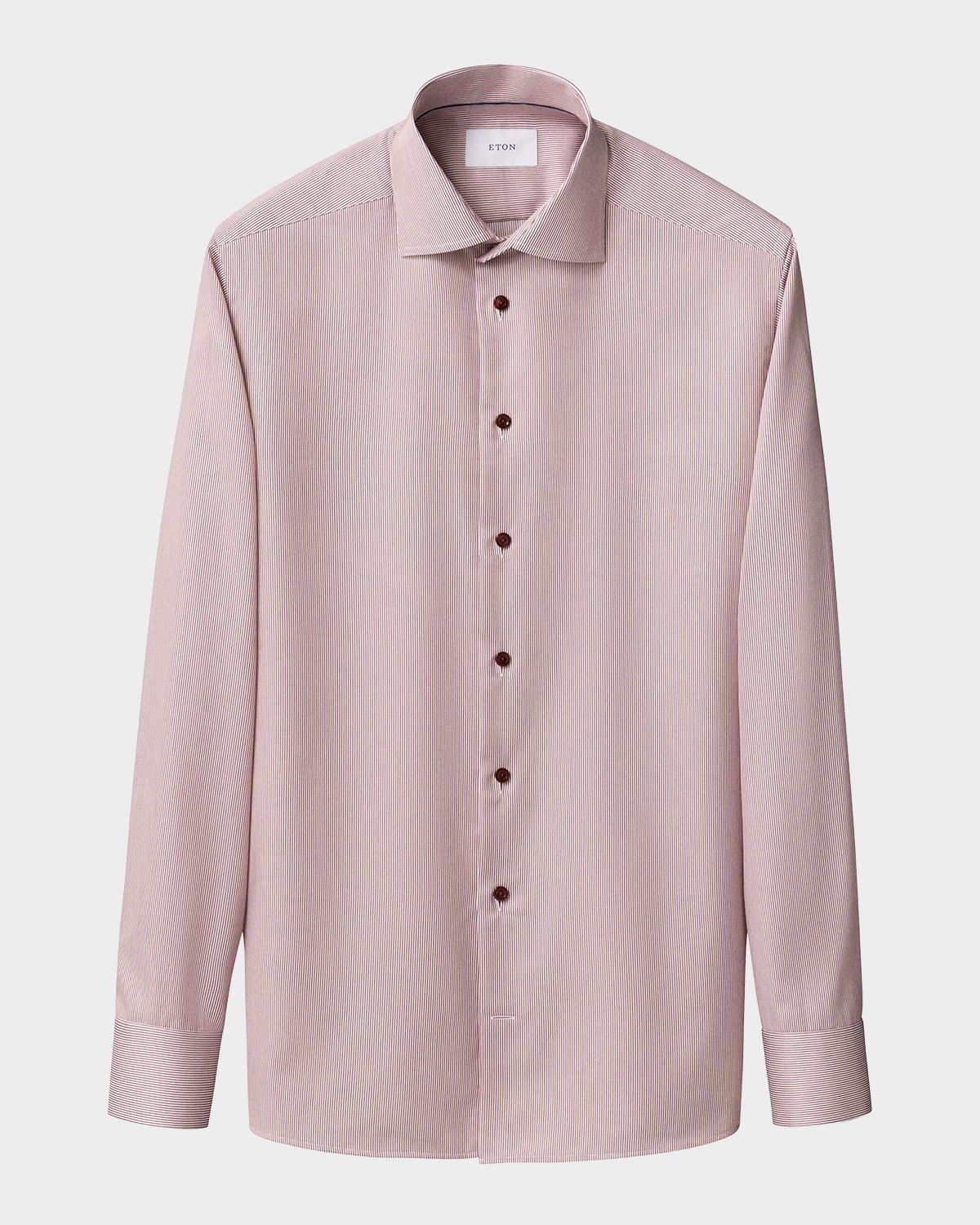 Eton Men 's Slim Fit Micro-Stripe Twill Dress Shirt