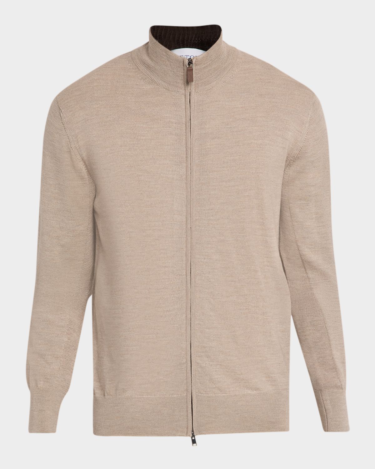 Eton Men 's Merino Full-Zip Knit Cardigan