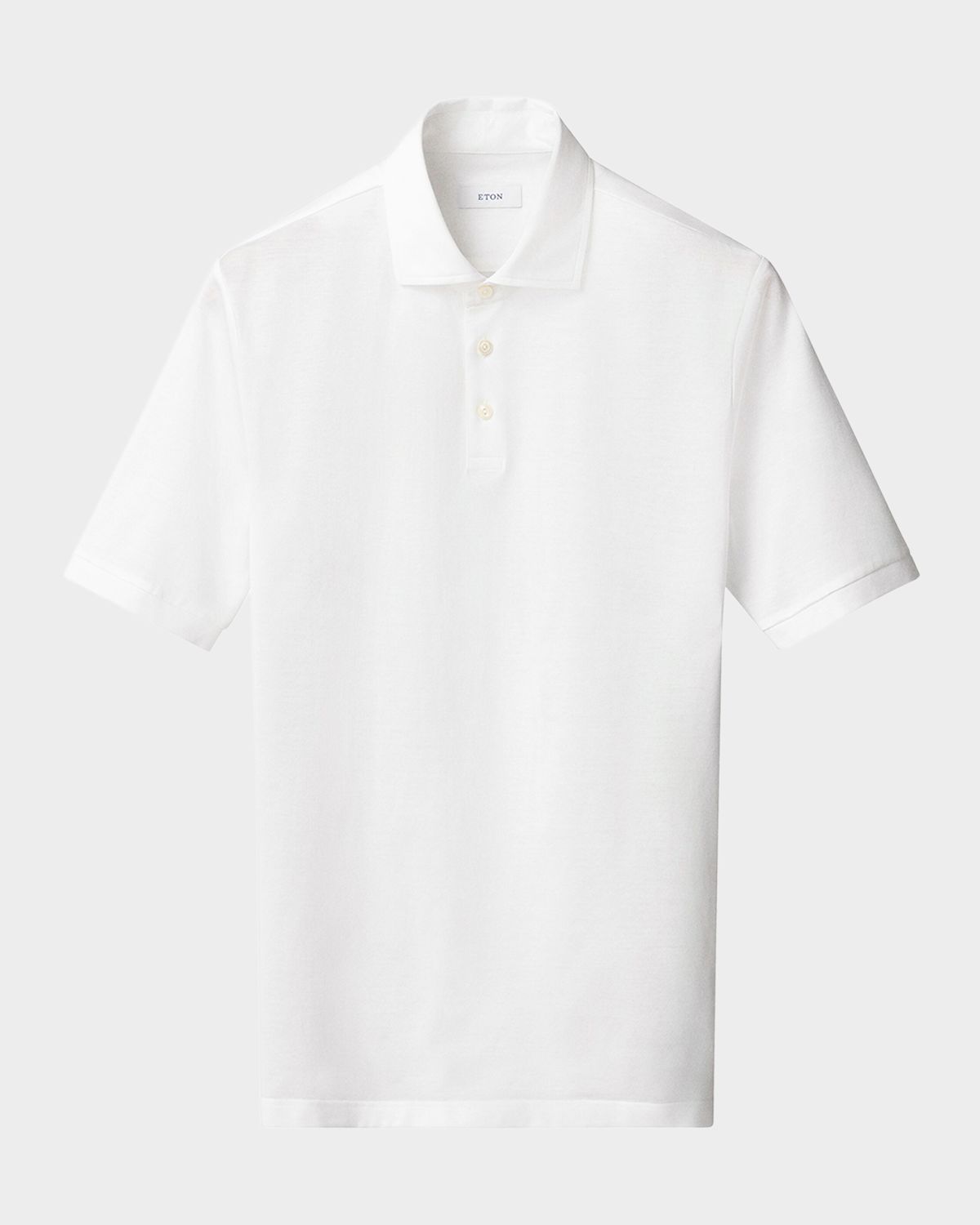 Eton Men 's Filo di Scozia Cotton Jaquard Polo Shirt