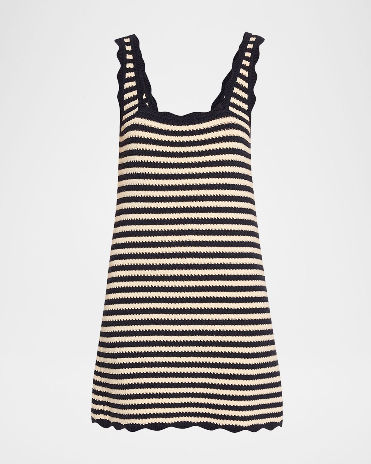 Ciao Lucia Domeka Stripe Crochet-Knit Mini Dress | Thumbnail 6 Ciao Lucia Domeka Stripe Crochet-Knit Mini Dress | Thumbnail 6