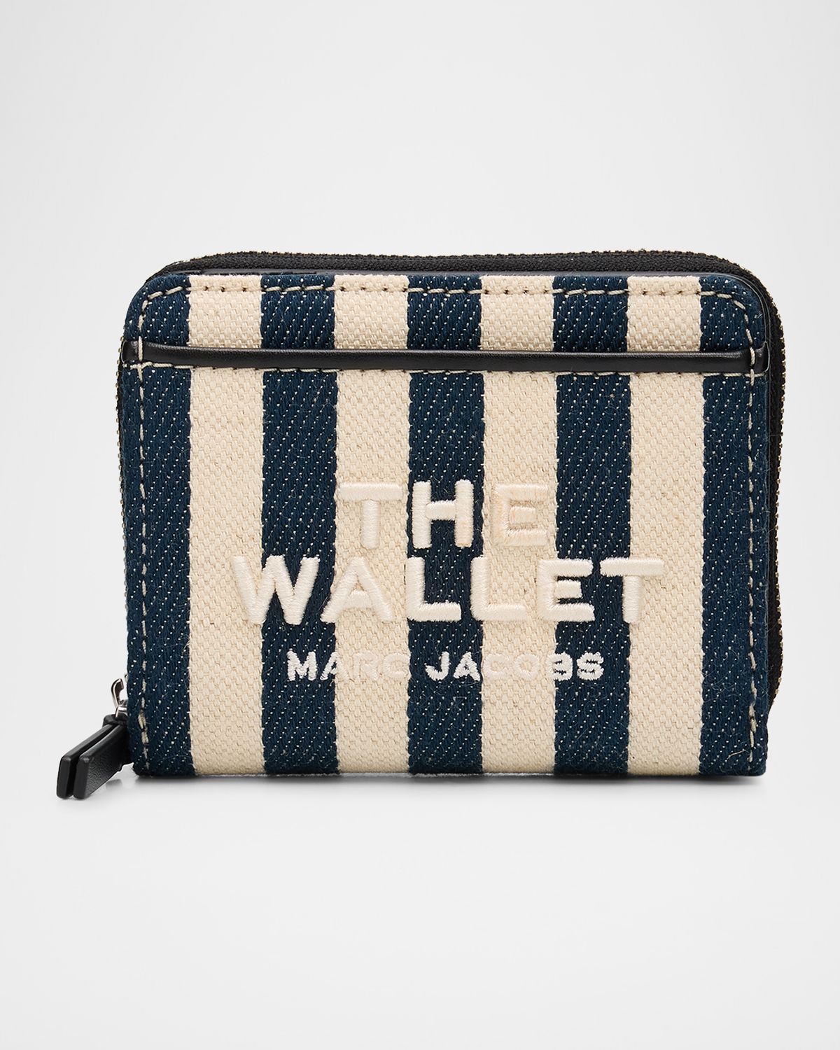 Marc Jacobs The Stripe Canvas Mini Compact Wallet