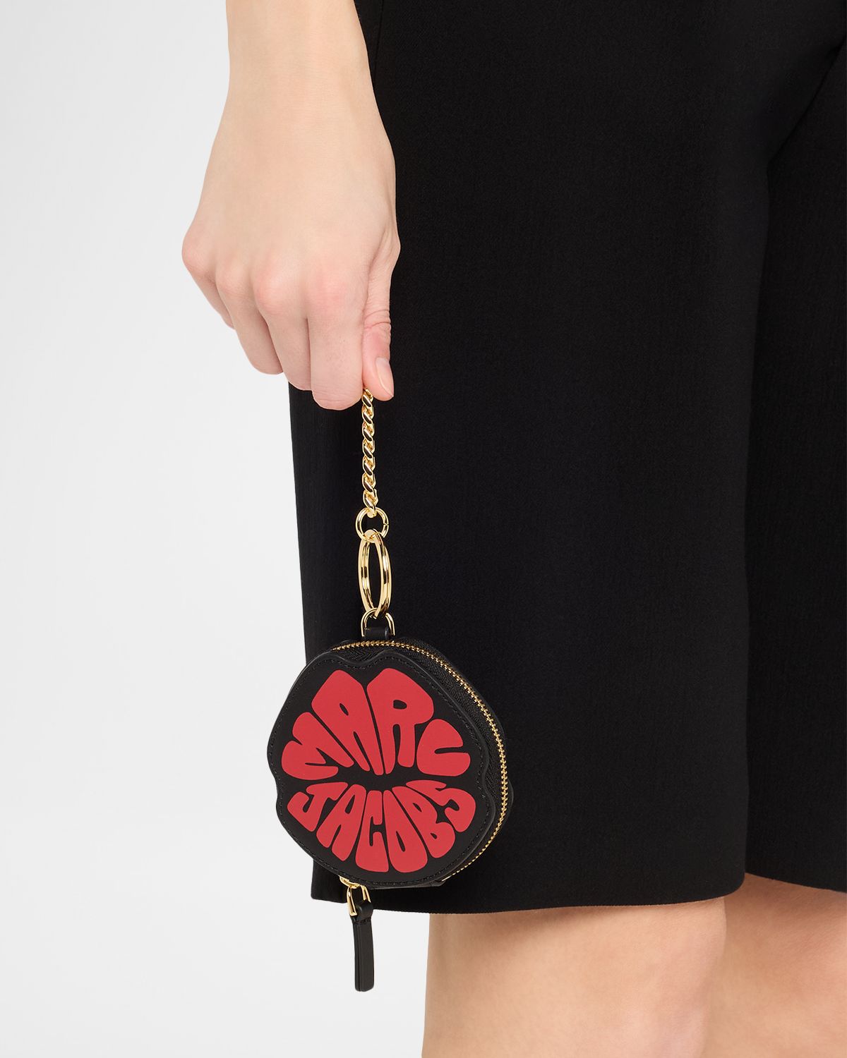 Marc Jacobs The Cookie Logo Lip Kiss Pouch Bag