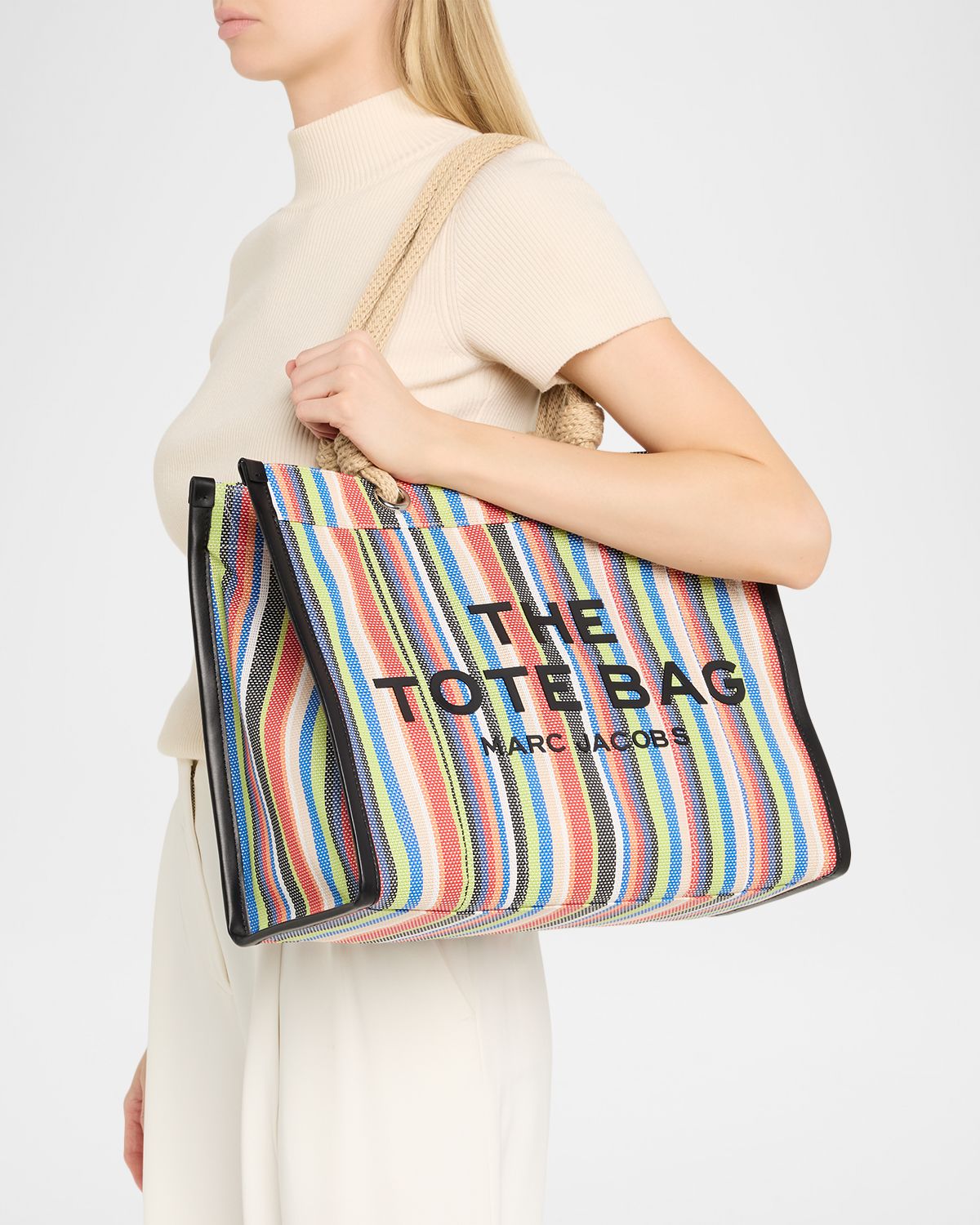 Marc Jacobs The Stripe Mesh Large Tote Bag