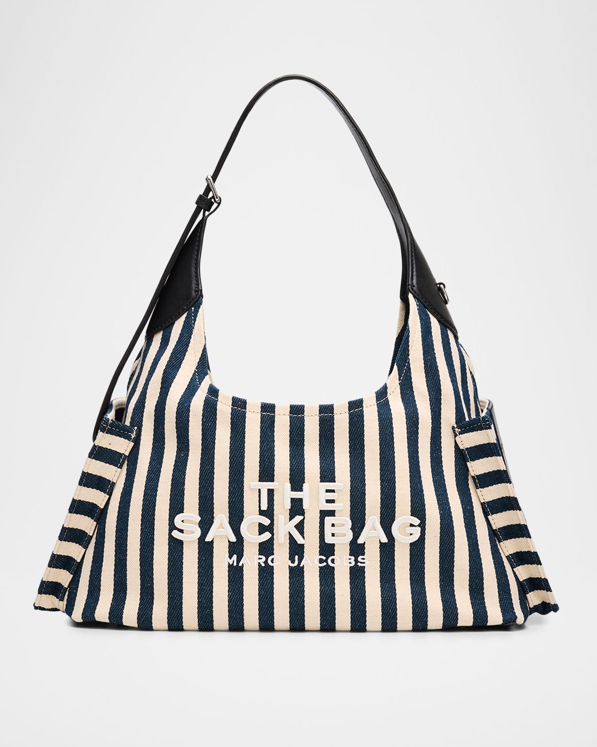 Marc Jacobs The Stripe Canvas Belted Sack Bag