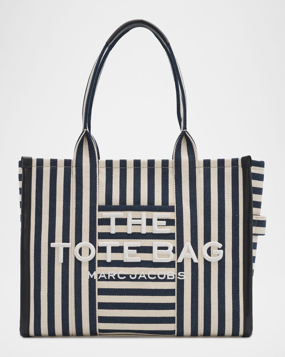 Marc Jacobs The Striped Canvas Large Tote Bag