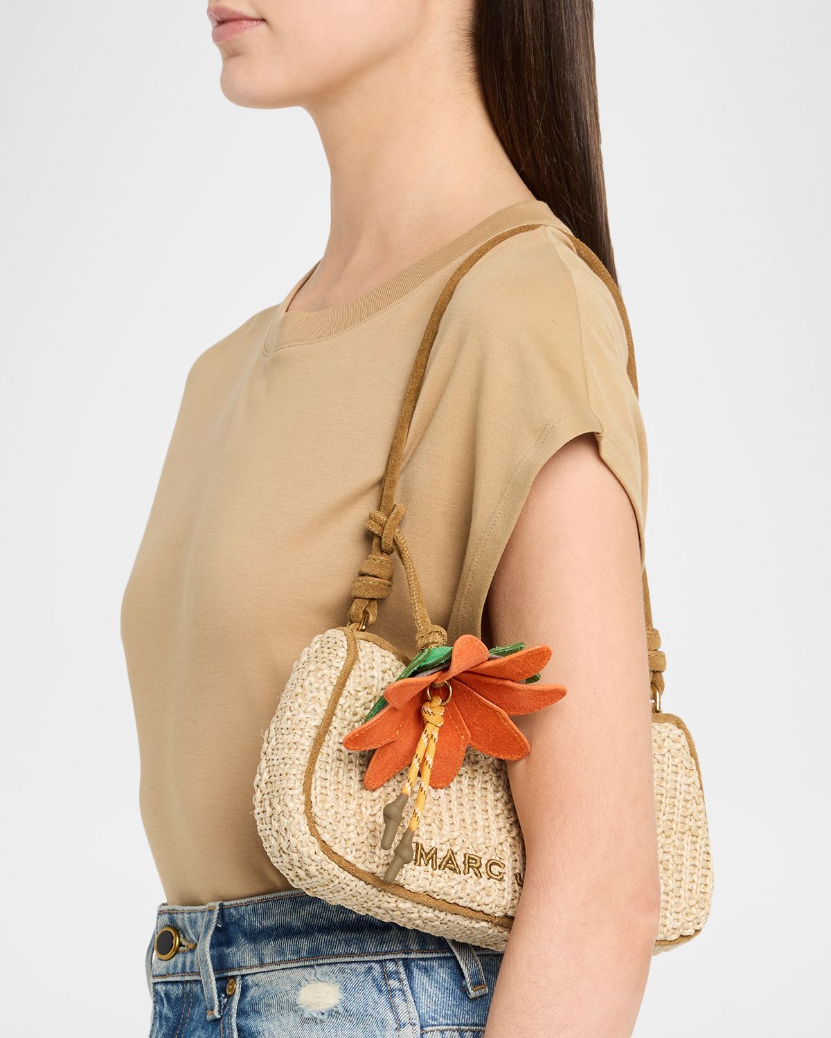 Marc Jacobs The Summer Woven Charm Shoulder Bag