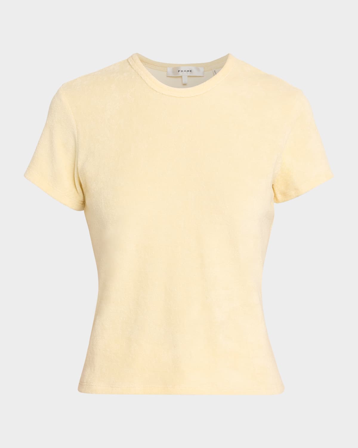 FRAME The Terry Baby Tee - Women's Clothing