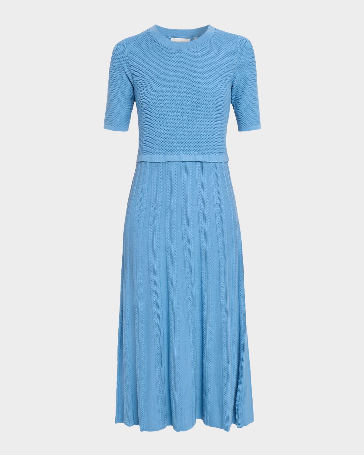 Elie Tahari The Vesper Cable-Knit Midi Sweater Dress