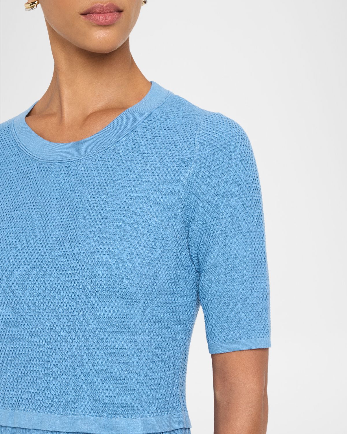 Elie Tahari The Vesper Cable-Knit Midi Sweater Dress | Thumbnail 5 Elie Tahari The Vesper Cable-Knit Midi Sweater Dress | Thumbnail 5