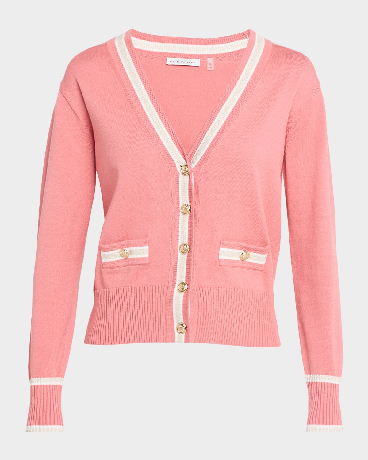 Elie Tahari Kiva V-Neck Cardigan