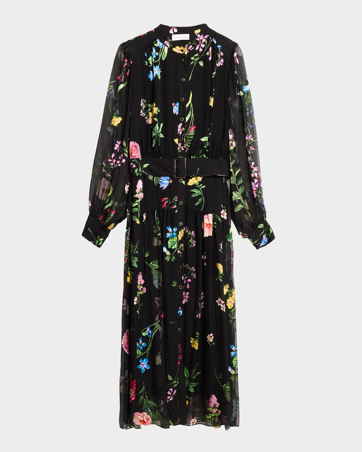 Elie Tahari The Janice Floral-Print Midi Shirtdress | Thumbnail 6 Elie Tahari The Janice Floral-Print Midi Shirtdress | Thumbnail 6