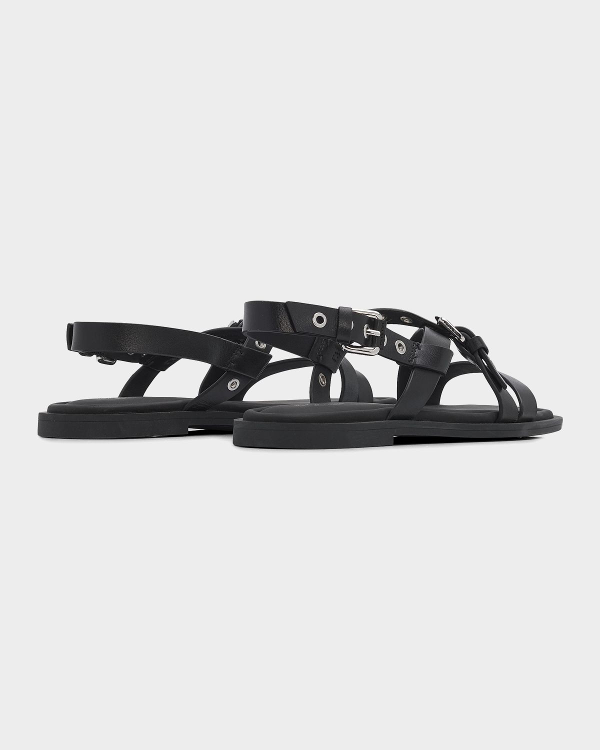 Rag & Bone Harlow Leather Strappy Flat Sandals