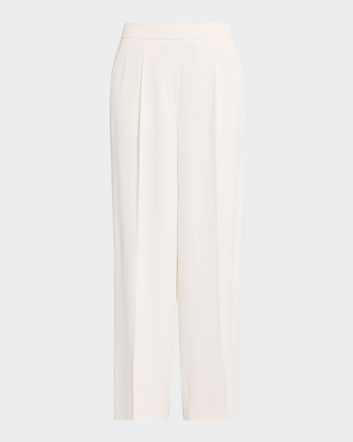 Elie Tahari The Clare Pleated Wide-Leg Pants