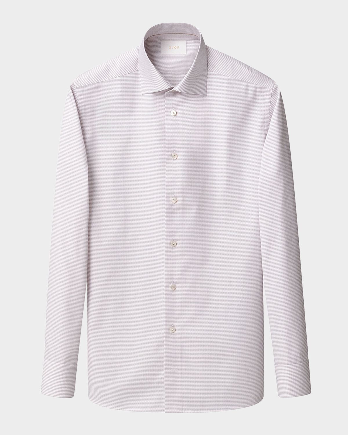 Eton Men 's Contemporary Fit Micro-Pattern Elevated Dress Shirt | Thumbnail 9