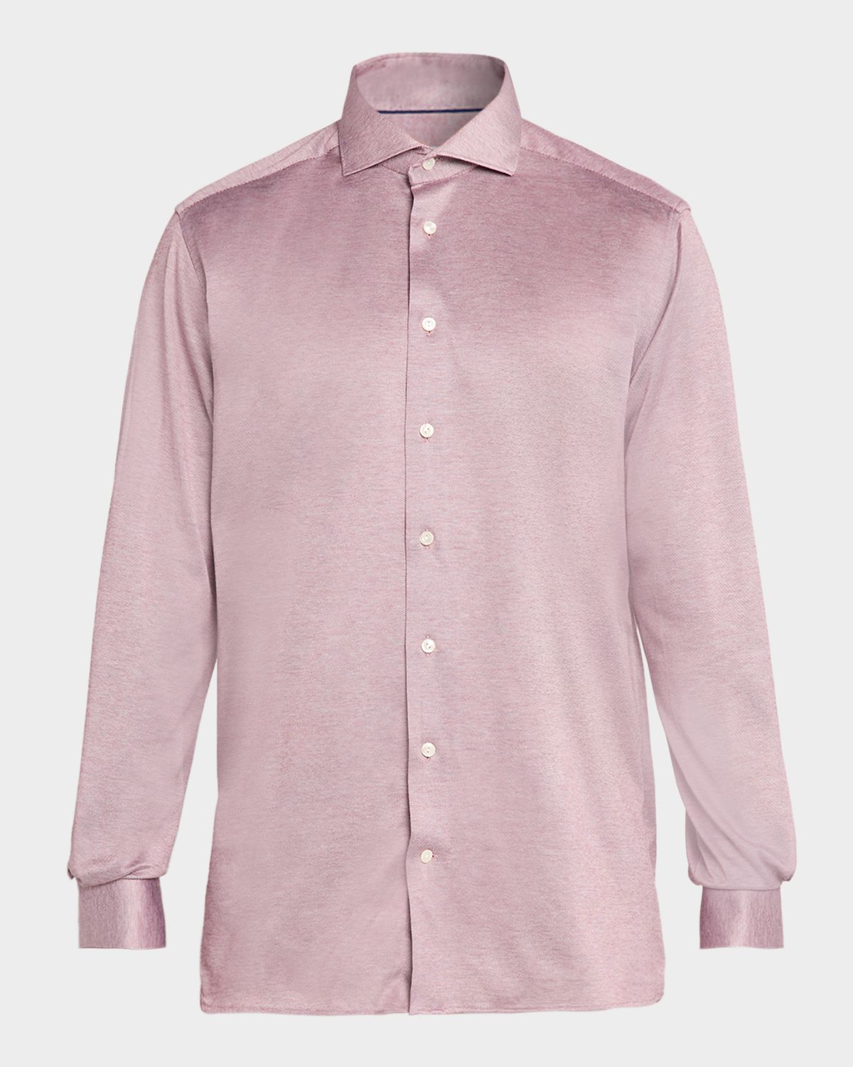 Eton Men 's Contemporary Fit Filo di Scozia Knit Sport Shirt
