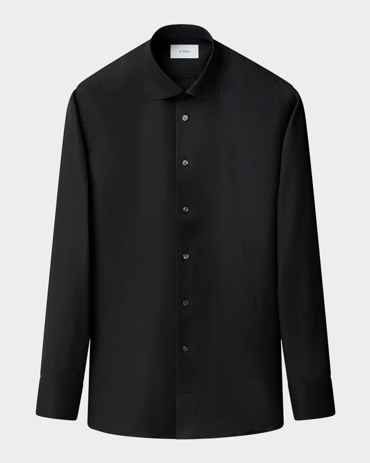 Eton Men 's Slim Fit Textured Dobby Dress Shirt