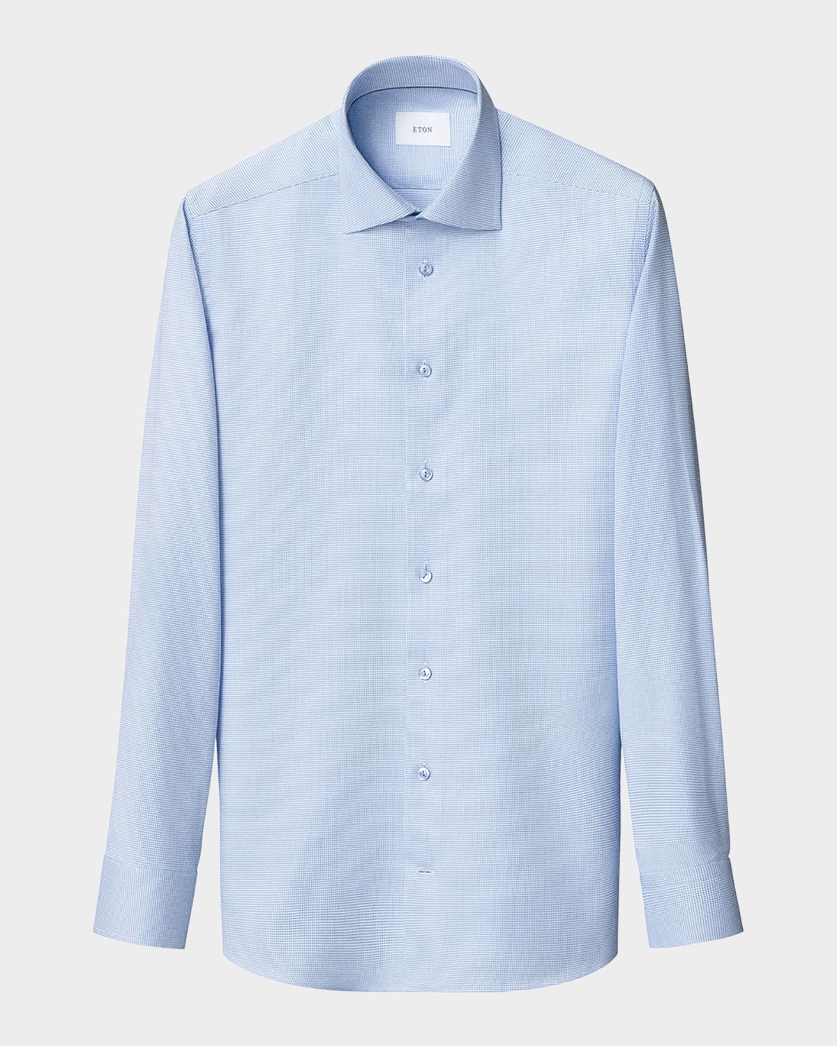 Eton Men 's Contemporary-Fit Organic Cotton Twill Dress Shirt