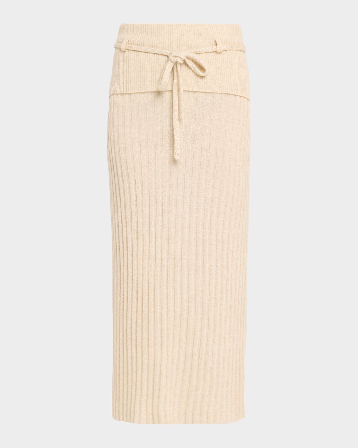 Guest in Residence Lia Low-Rise Cashmere-Blend Skirt