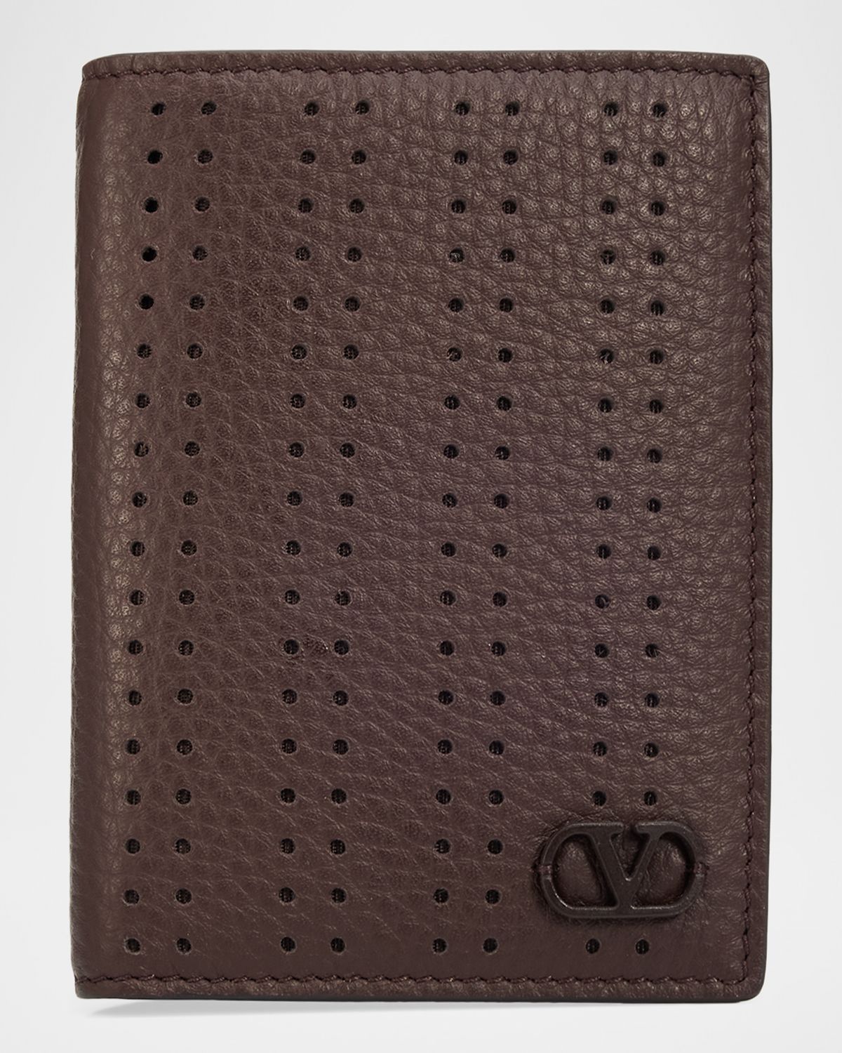 Valentino Garavani Perforated Leather VLogo Card Holder | Thumbnail 5 Valentino Garavani Perforated Leather VLogo Card Holder | Thumbnail 5
