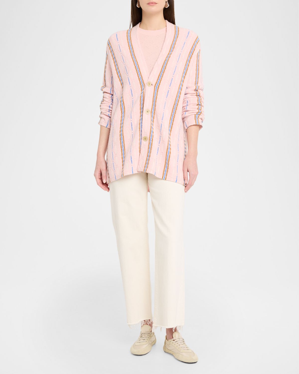 Guest in Residence Baja Everywear Cashmere Jacquard Cardigan