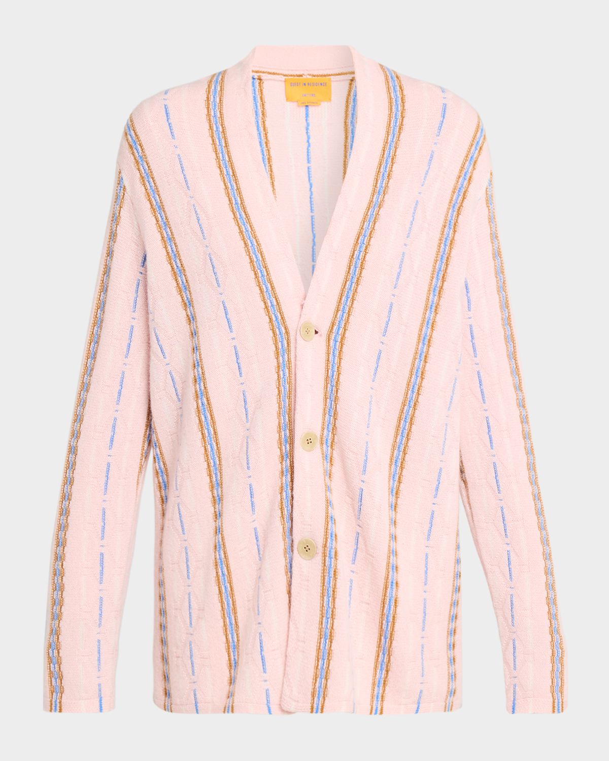 Guest in Residence Baja Everywear Cashmere Jacquard Cardigan