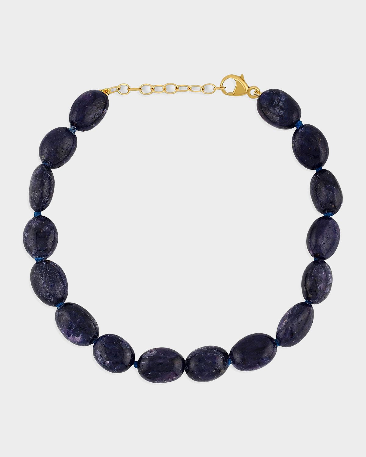 JIA JIA 14K Yellow Gold & Blue Sapphire Beaded Bracelet