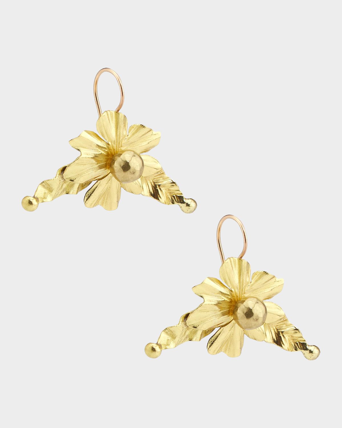 Ulla Johnson Gaia Flower Drop Earrings