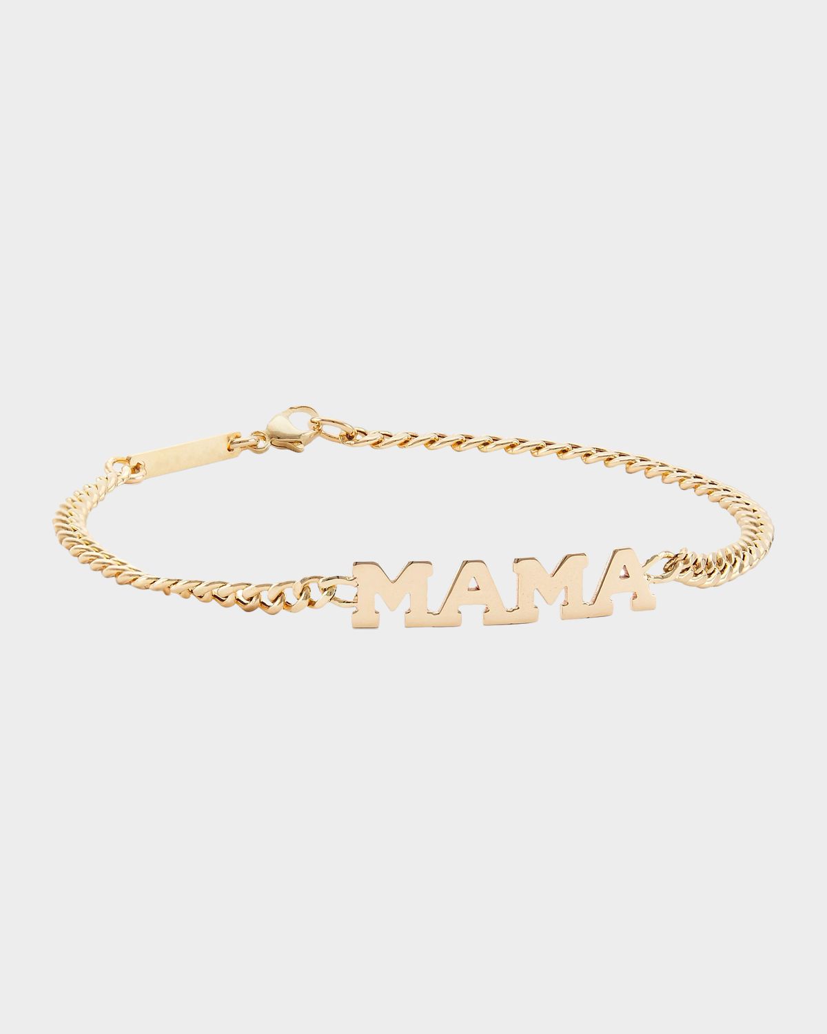 Zoe Chicco 14K Yellow Gold Mama Small Chain Bracelet