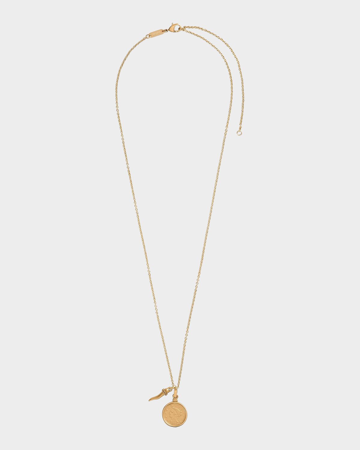 Dolce & Gabbana Coin Charm Necklace