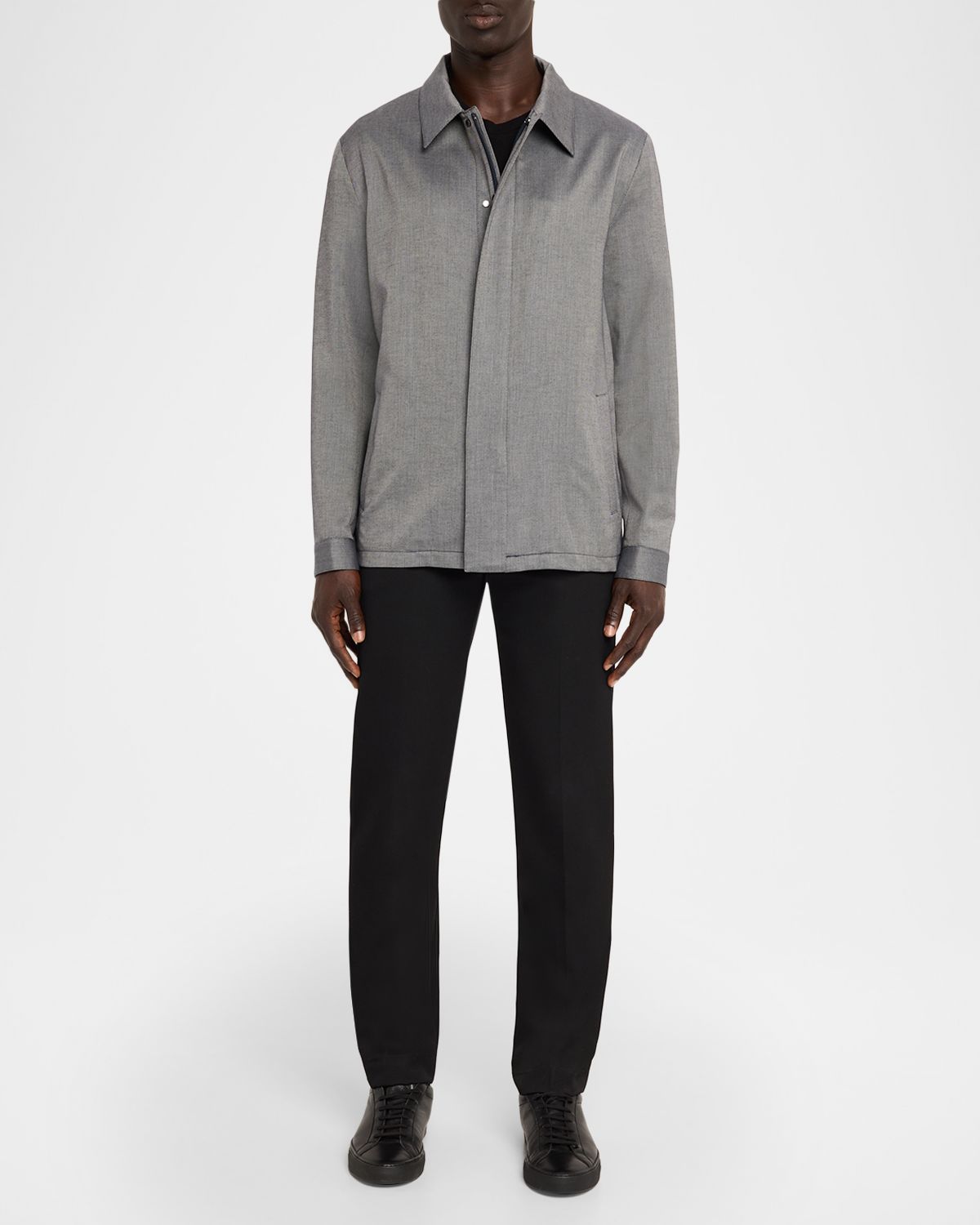 Kiton Men 's Full-Zip Field Jacket