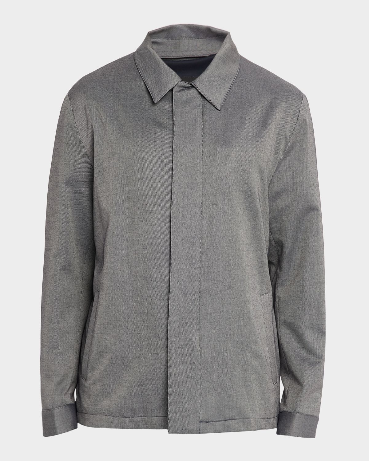 Kiton Men 's Full-Zip Field Jacket