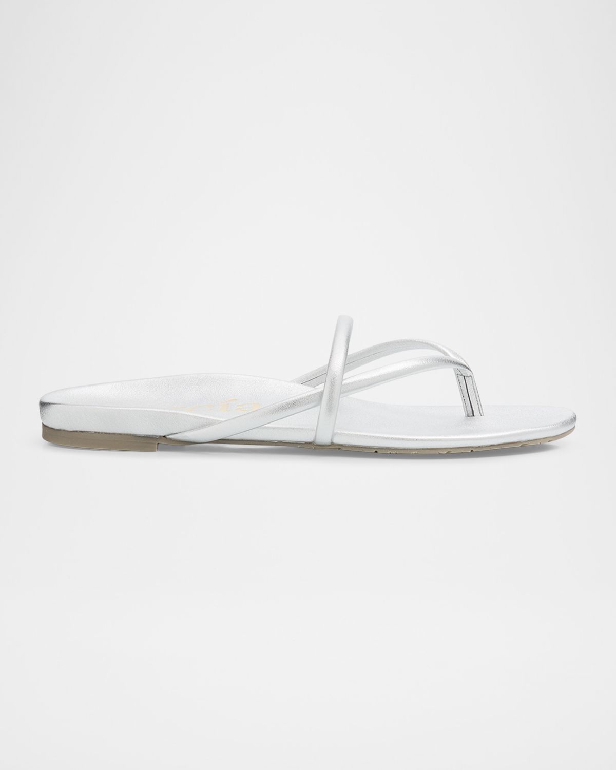 Pedro Garcia Belany Metallic Leather Flat Slide Sandals | Thumbnail 7 Pedro Garcia Belany Metallic Leather Flat Slide Sandals | Thumbnail 7