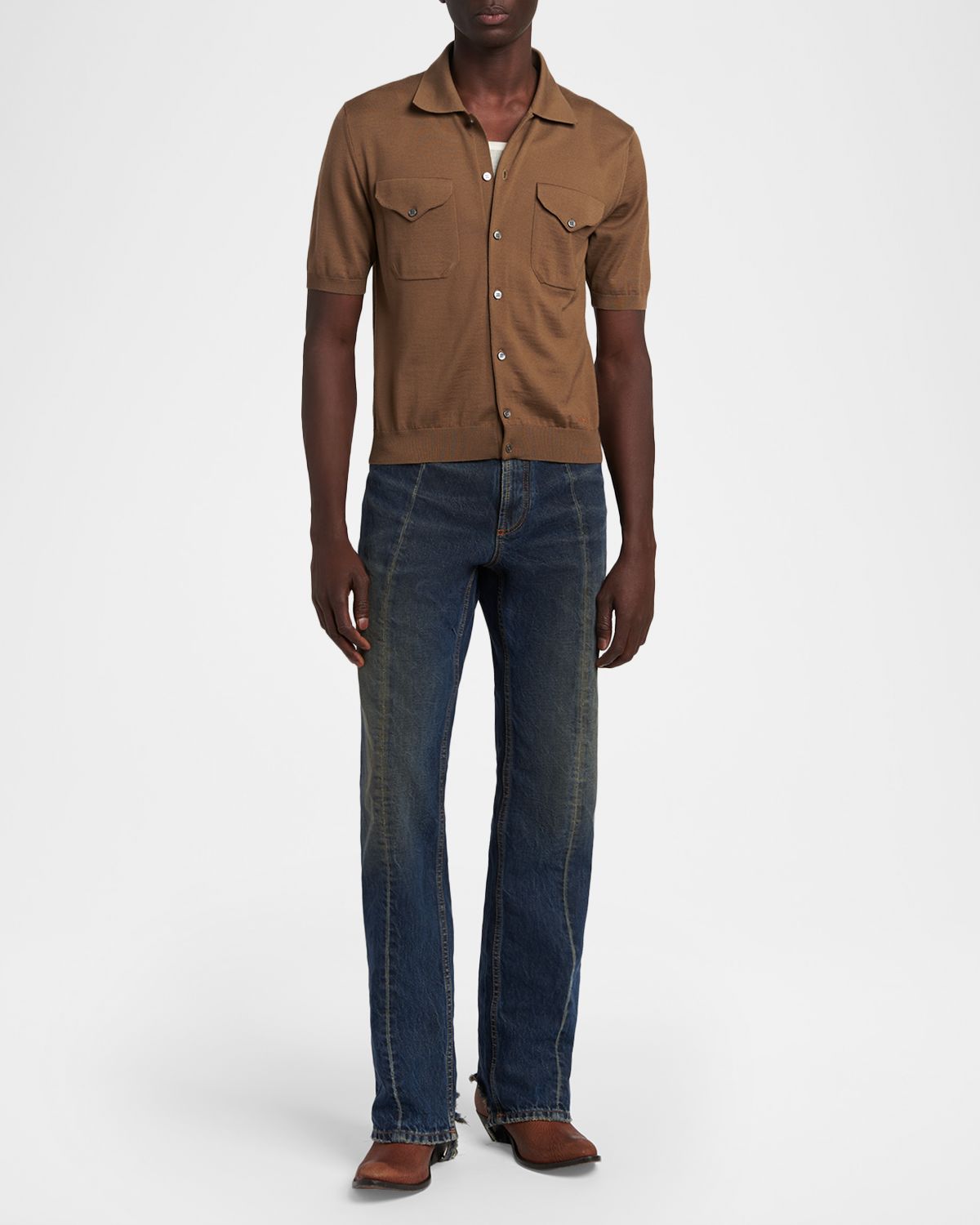 Versace Men 's Straight-Leg Denim Jeans