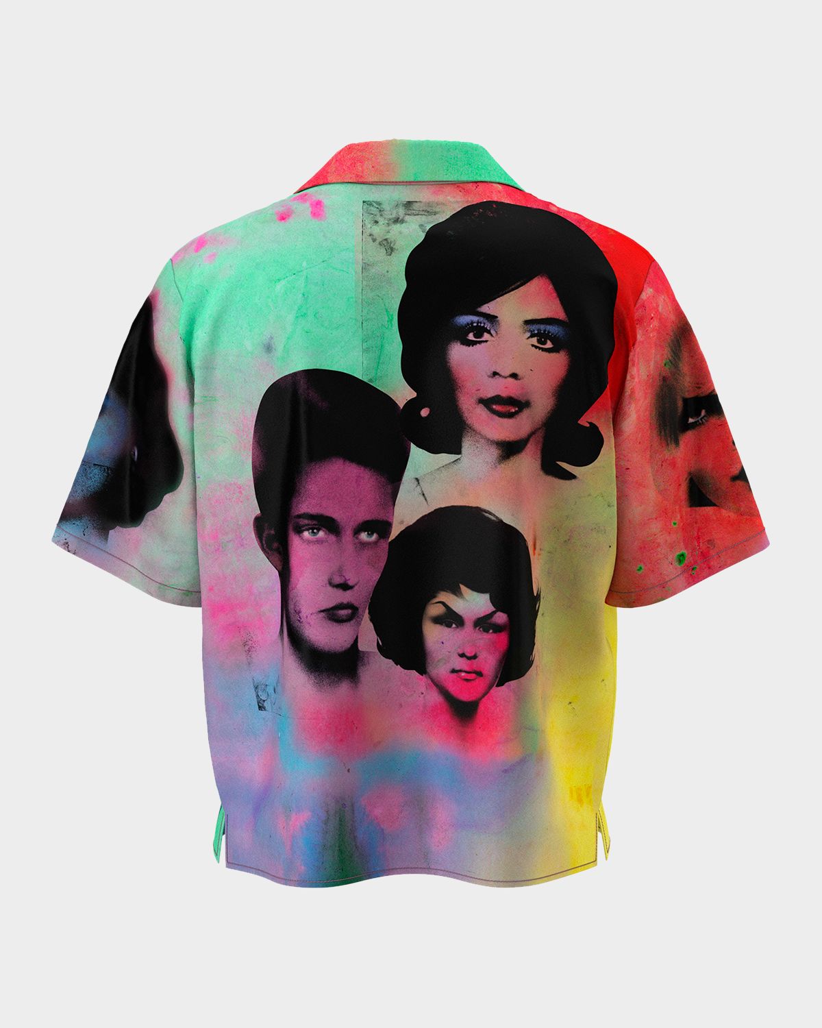 Versace Men 's The Party Printed Silk Twill Shirt