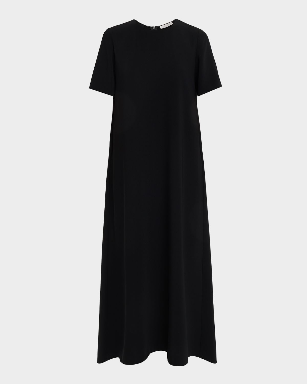 THE ROW Robi Short-Sleeve Cady Maxi Dress