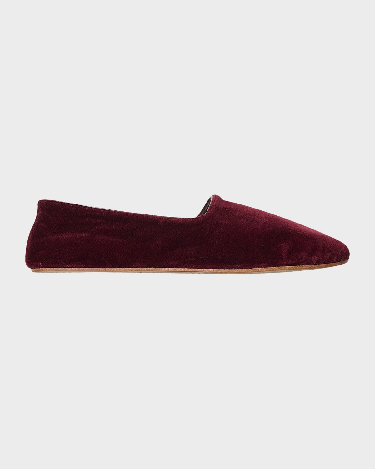 THE ROW Ponti Velvet Slippers | Thumbnail 3