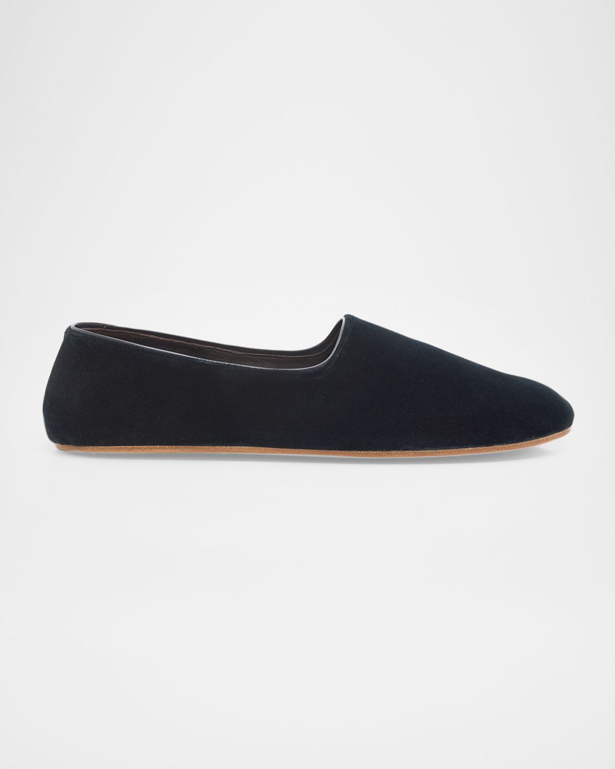 THE ROW Ponti Velvet Slippers | Thumbnail 7