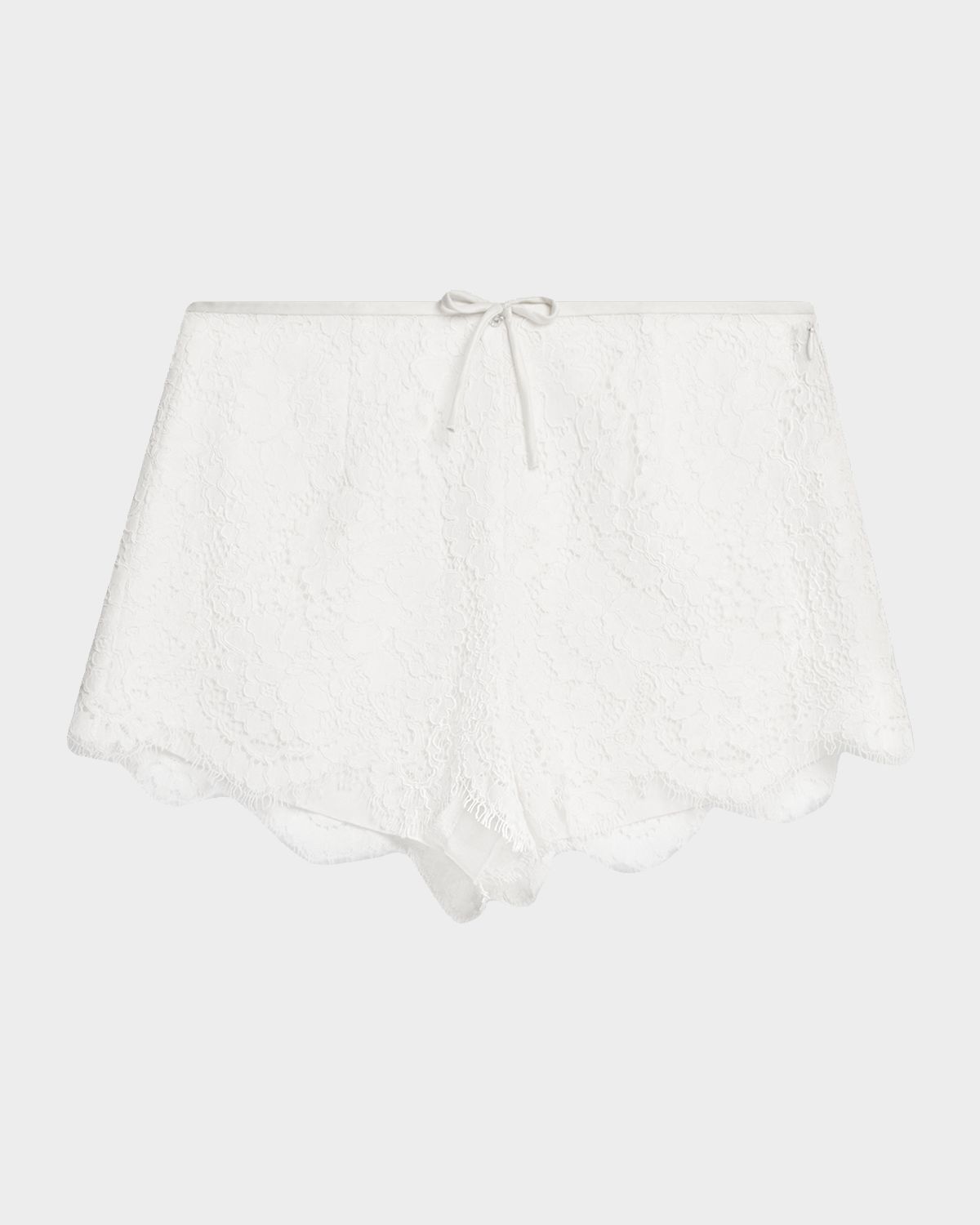 LoveShackFancy Lavendine Lace Shorts