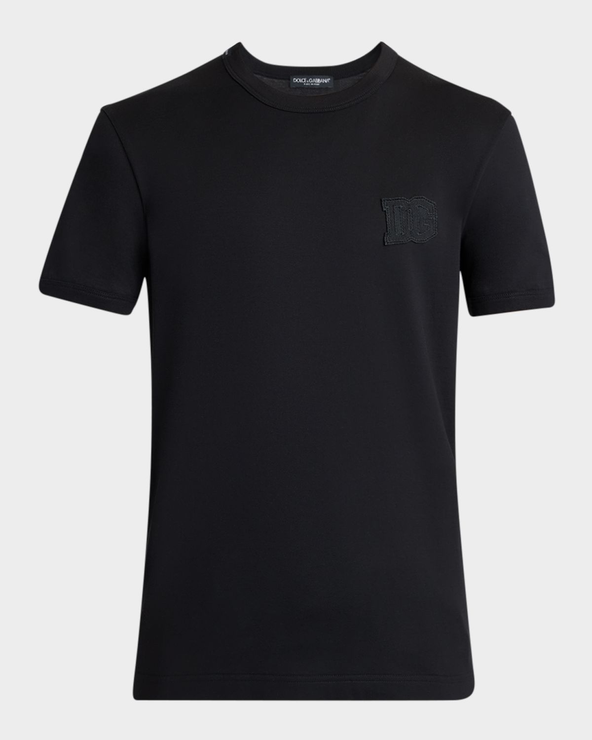 Dolce & Gabbana Men 's Cotton DG-Patch Crewneck T-Shirt | Thumbnail 6 Dolce & Gabbana Men 's Cotton DG-Patch Crewneck T-Shirt | Thumbnail 6